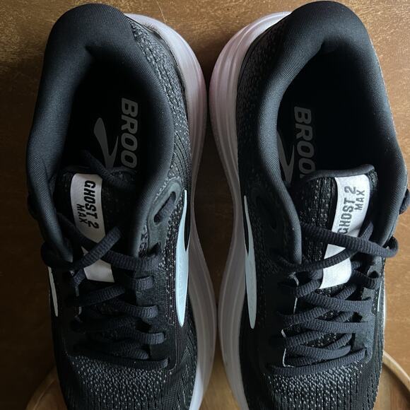 Brooks Ghost Max 2 Black Pink Max Cushion Road Running Shoes Sneakers Women's 8 - Picture 5 of 16